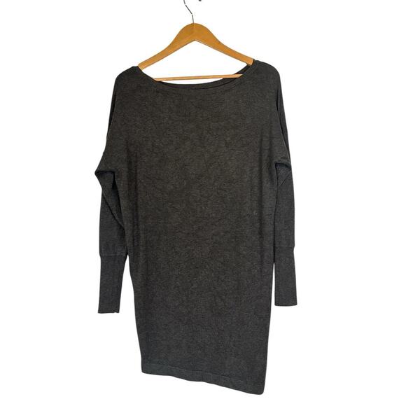 GOLDRAY Women Vayomi Asymmetric Dolman Slouchy Tunic Pullover Sweater Sz M Gray - Picture 1 of 7